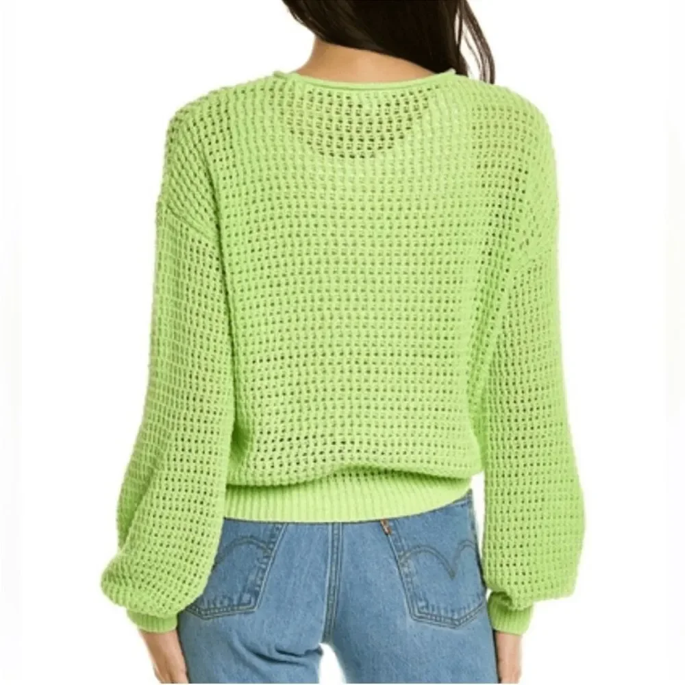 A.L.C Loose Knit Sweater in Lime Green, NWT, Size XL